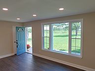 Complete home renovation featuring updated kitchen and living area