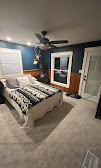 Beautifully finished bedroom after complete renovation by Ranger Renovations
